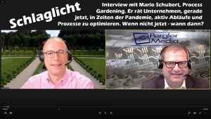 Schlaglicht: Richard Pergler im Gespräch mit Mario Schubert