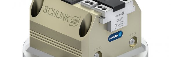 Schunk: Leich­ter Ein­stieg in die Auto­ma­ti­sie­rung mit Kraft­spann­block Schunk Tan­dem PGS3-LH 100