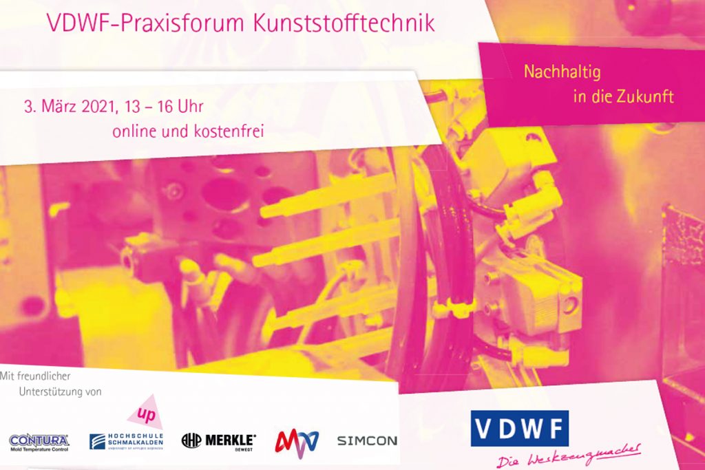 Am 3. März 2021 feiert das Praxisforum Kunststofftechnik Premiere. Das Forum soll künftig jedes Frühjahr stattfinden - in Ergänzung zu den zahlreichen anderen VDWF-Events. Auch in Zukunft soll die Veranstaltung online stattfinden und für die Teilnehmer kostenfrei sein. - Bild: VDWF/wortundform