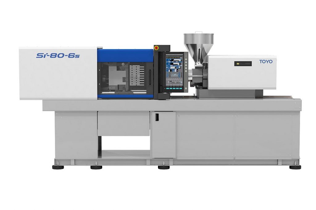 Neben der Toyo Si-230-6s ist auch eine Toyo Si-80-6s mit einem Sepro-Handling-Roboter Success 11 und dem Vario-System Gekko Compact von CycleTemp zur variothermen Steuerung des Prozesses auf der Fakuma zu sehen. Auf dieser Maschine wird der bekannte Gekko produziert. - Bild: Deckerform