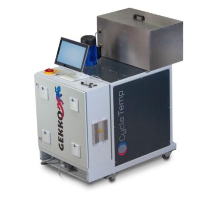 CycleTemp präsentiert für Anwendungen im Bereich Variothermie seine Temperiersysteme Gekko und Waran mit aufgesetzter Kreislauftrennung. Nach eigenen Angaben hat das Unternehmen damit die weltweit ersten voll integrierten Vario-Systeme im Portfolio. - Bild: CycleTemp