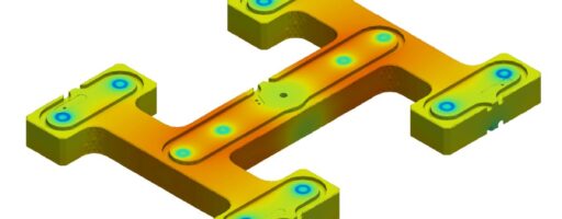 Als kostenlose Zusatzleistung durchläuft ab sofort jedes Ewikon-Verteilersystem während der Konstruktionsphase eine automatisierte thermische Simulation, die ohne zusätzlichen Zeitaufwand für den Konstrukteur im Hintergrund durchgeführt wird. Das sorgt für hohe Prozesssicherheit in ausgefeilten Heißkanallösungen. – Bild: Ewikon